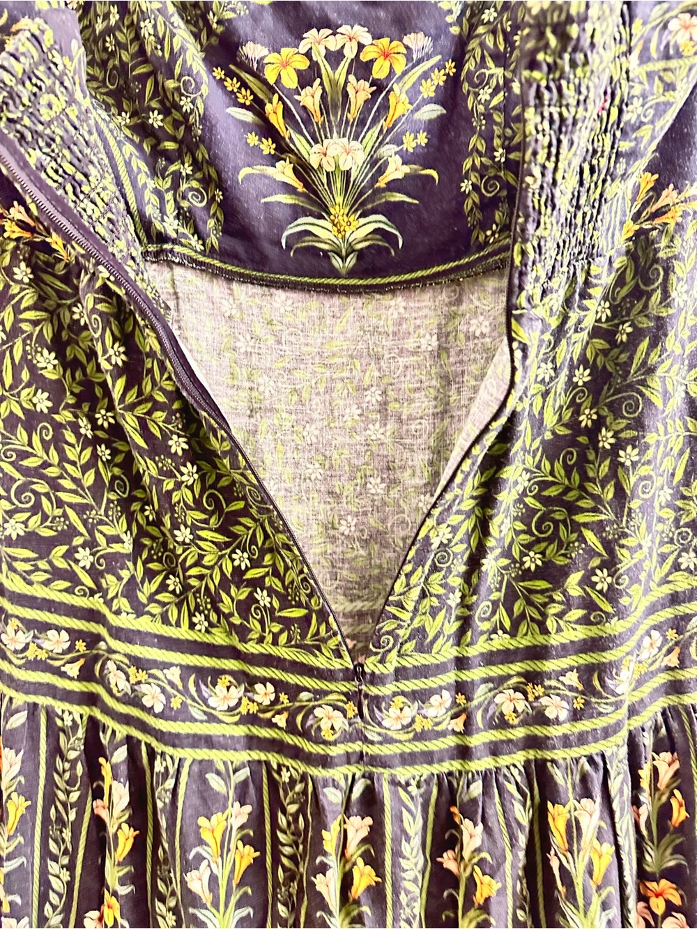 FARM Rio Flowers Arch Sleeveless Maxi Dress Size S - Picture 7 of 7